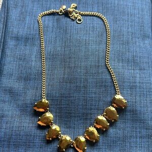 Necklace copper bronze stone